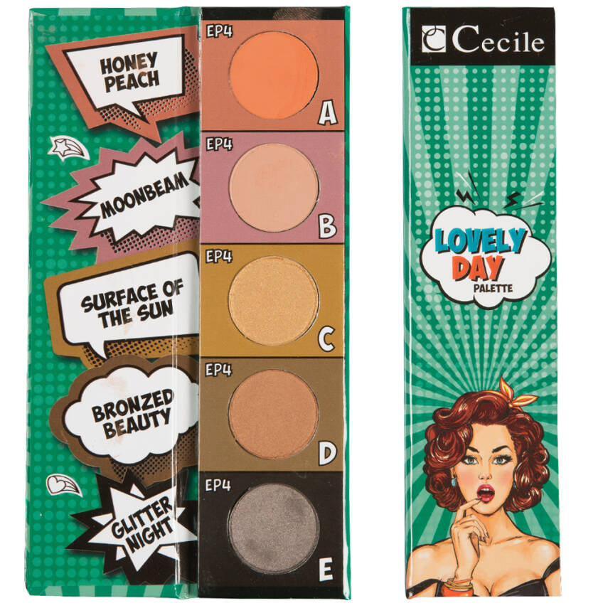 Cecile Eyeshadow Palette Far Paleti Ep4 - 1