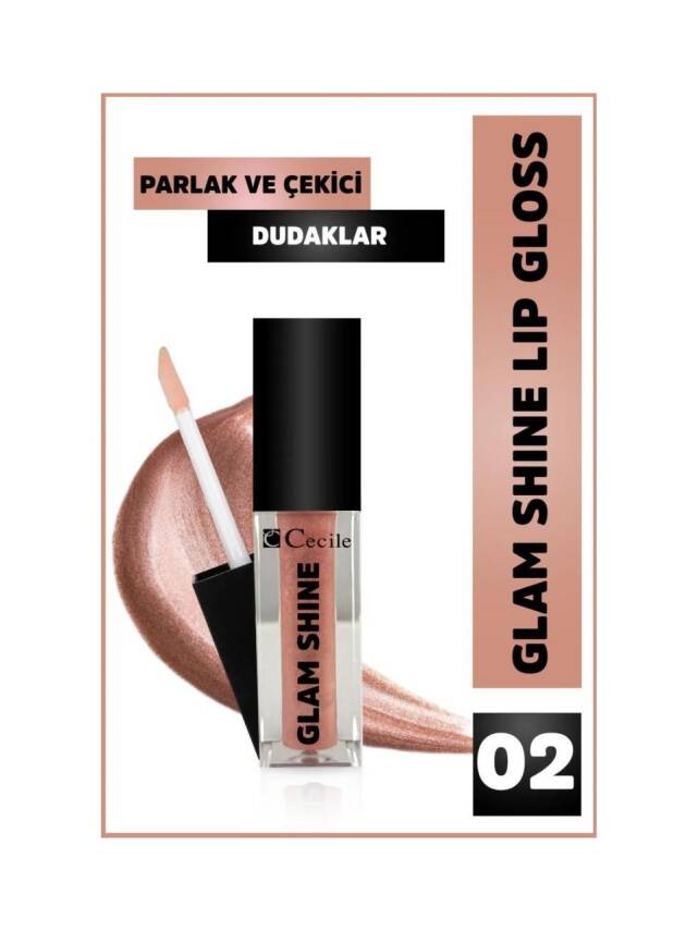 Cecile Glam Shine Dudak Parlatıcısı 02 - 1