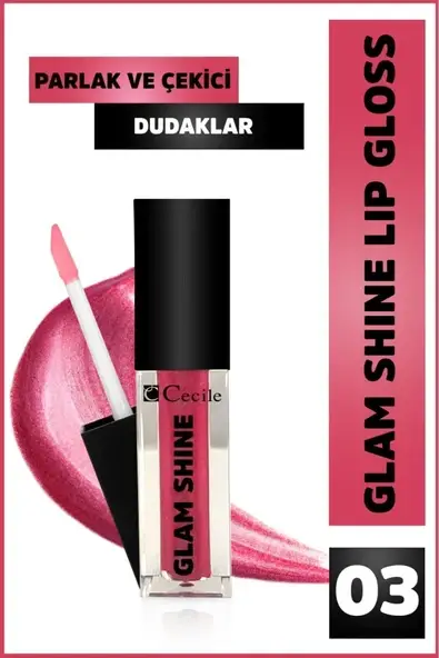CECİLE GLAM SHINE LİP GLOSS 03 - 1