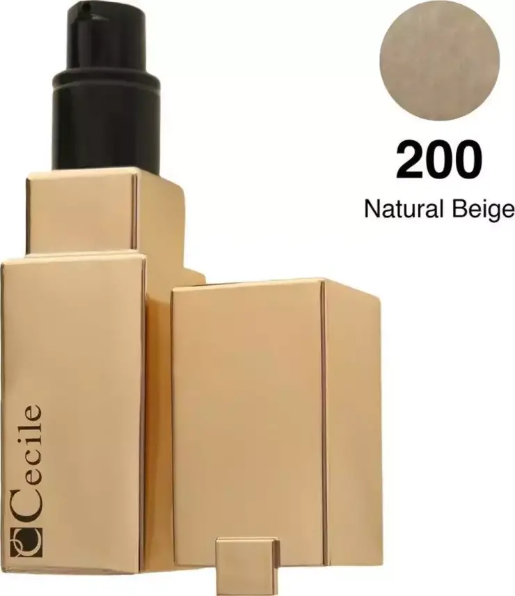 Cecile Mat Fondöten - No Transfer Matte Performance Foundatıon 200 - 1