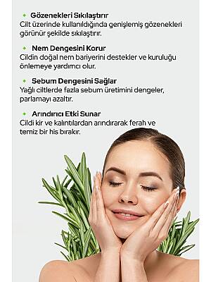 Celenzea Saf Biberiye Suyu Hızlı Saç Uzatma & Dökülme Karşıtı %100 Saf Doğal Rosemary Water 100ML - 4