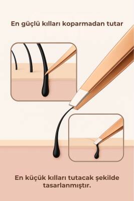 Çelik Cımbız Rose Gold Pr-925 - 3