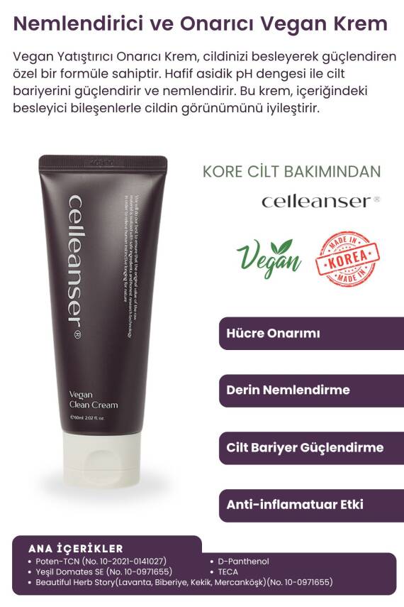 Centella Içeren Nemlendirici Ve Onarıcı Günlük Vegan Bakım Kremi - 2