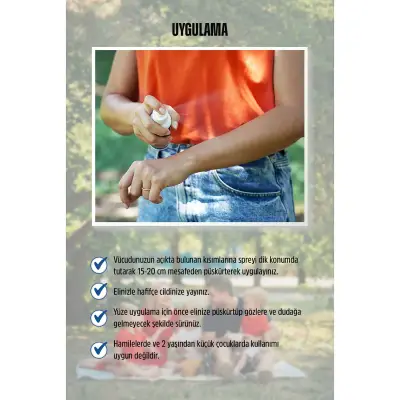 Chrysamed Repellent D30 Sprey Sivrisinek Karasinek Tatarcık Kene Kovucu Koruyucu Sprey 100 ml - 4