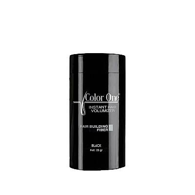Color One Hair Building Fibers Black  Dolgunlaştırıcı Saç Fiberi Siyah 25g