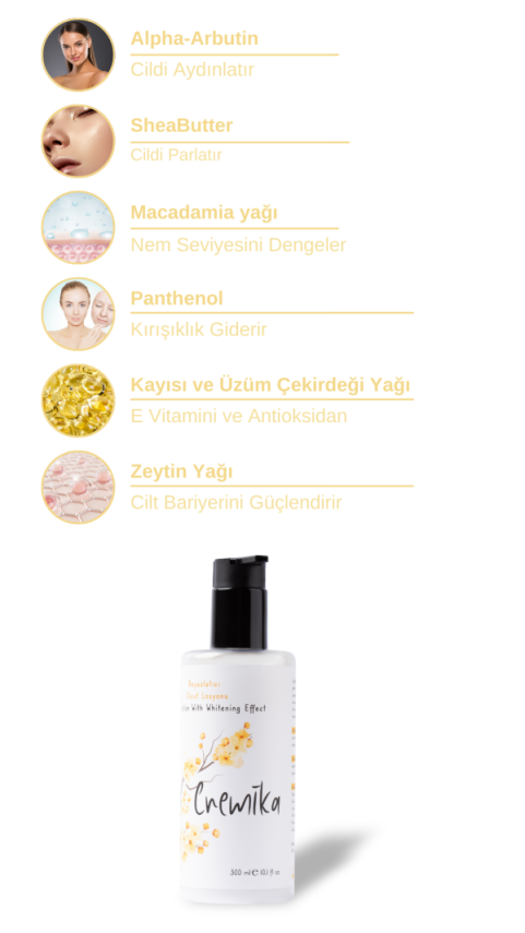 Cremika Kozmetik Beyazlatıcı Vücut Losyon Krem - 2