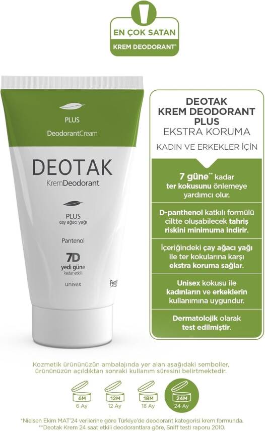 Deotak Deo Krem Plus Deodorant 35 ml - 3