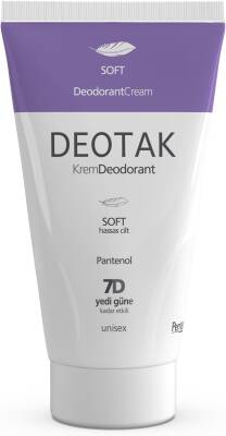 Deotak Unisex Krem Deodorant Soft Hassas Cilt 35 ml - 1