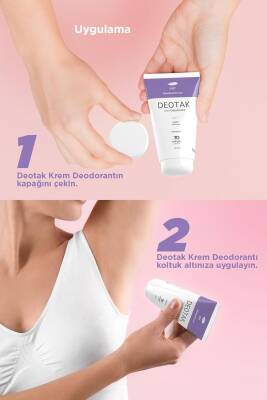 Deotak Unisex Krem Deodorant Soft Hassas Cilt 35 ml - 4