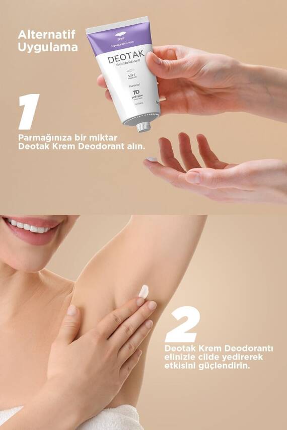 Deotak Unisex Krem Deodorant Soft Hassas Cilt 35 ml - 5