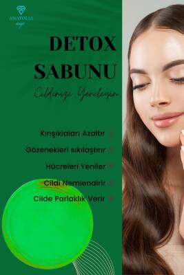 Detox Sabun Ciltteki Lekeleri Giderici Aydınlatıcı Arındırıcı Serum Matcha Aloe Vera Yüz Temizleyici - 2