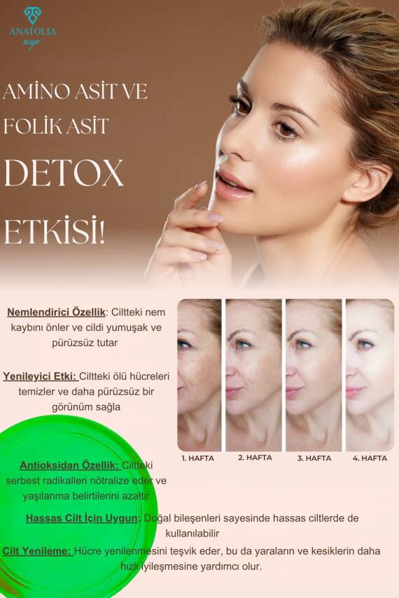 Detox Sabun Ciltteki Lekeleri Giderici Aydınlatıcı Arındırıcı Serum Matcha Aloe Vera Yüz Temizleyici - 3
