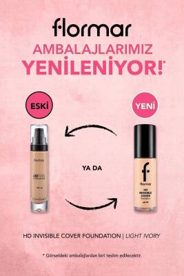 Doğal Bitişli Fondöten- Invisible Cover Hd Fdt. - Sarı Alt Ton 090 Golden Natural - 8682536059114 - 206