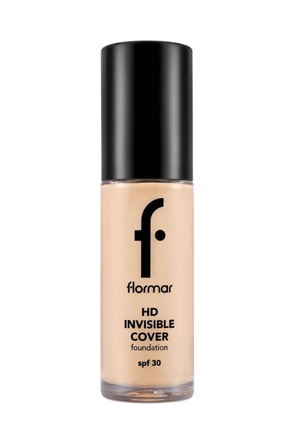 Doğal Bitişli Fondöten- Invisible Cover Hd Fdt. - Sarı Alt Ton 090 Golden Natural - 8682536059114 - 93