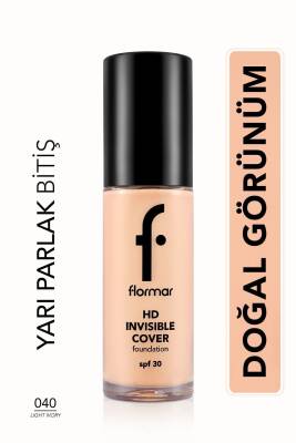 Doğal Bitişli Fondöten- Invisible Cover Hd Fdt. - Sarı Alt Ton 090 Golden Natural - 8682536059114 - 31