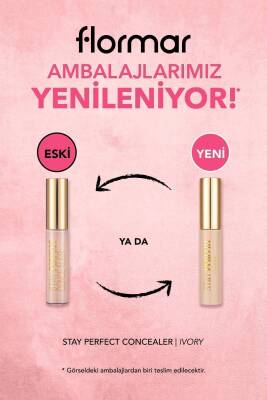 Doğal Bitişli Kapatıcı (SOĞUK ALT TON) - Stay Perfect Concealer - 004 Ivory - 8682536085502 - 2