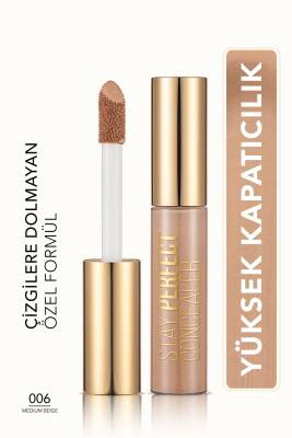Doğal Bitişli Kapatıcı (soğuk Alt Ton) - Stay Perfect Concealer - 006 Medium Beige - 8682536037167 - 1