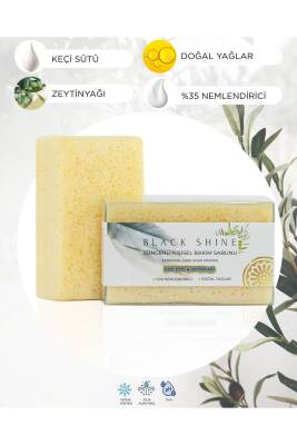 Doğal Keçi Sütlü, %35 Nemlendiricili, Süngerli Kişisel Katı Bakım Sabunu 100 gr - 1