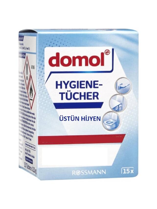 Domol Hijyen Sağlayıcı Bez 15'li - 1