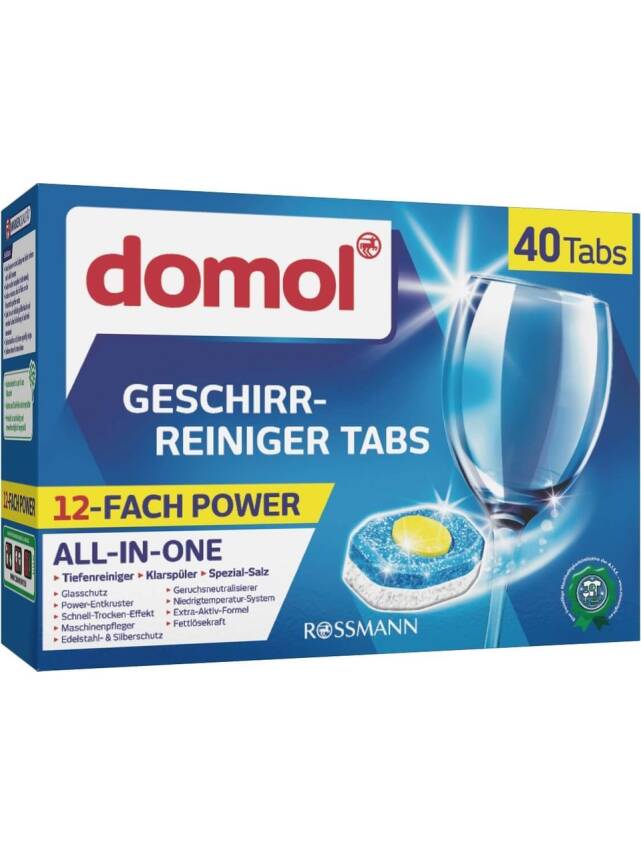 Domol Multi Performans Bulaşık Makinesi Tableti 40 Adet - 1