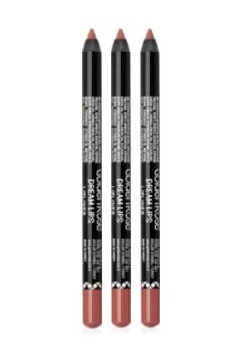 Dudak Kalemi - Dream Lips Lipliner No 503 X 3 Adet - Golden Rose
