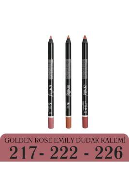 Emily Dudak Kalemi 3lü No 217-222-226 - EN YENİ RENKLER - 3