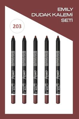 Emily Long Lasting Lip Pencil No 203 - Dudak Kalemi x5 - 1