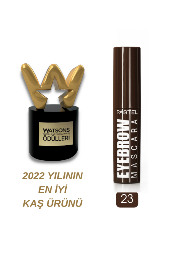 Pastel Eyebrow Mascara - Kaş Maskarası 23 Dark Brown - 2