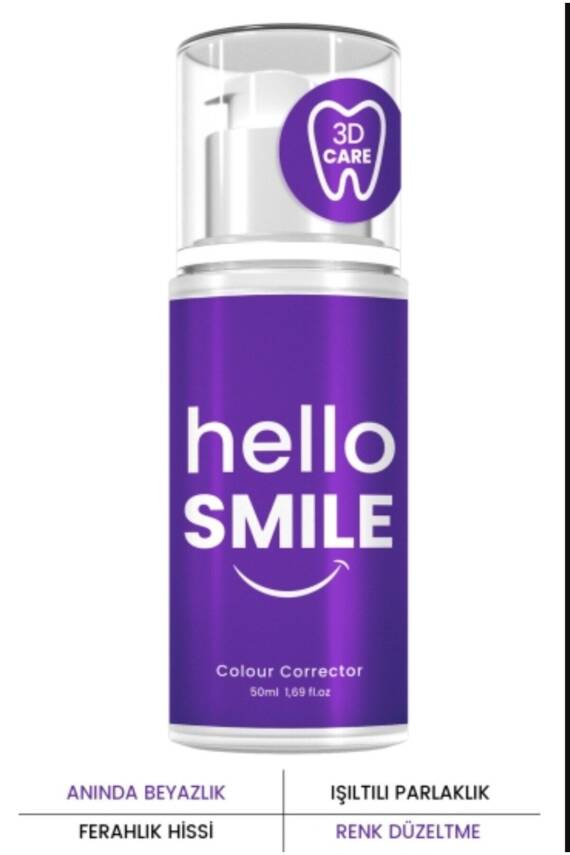 Flörürsüz Mor Renkli Diş macunu Anında Beyazlık 50 ML - 2