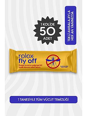 Fly Off - 50 Paket - Sinek Ve Kene Kovucu Islak Havlu - 2