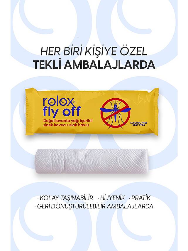 Fly Off - 50 Paket - Sinek Ve Kene Kovucu Islak Havlu - 3
