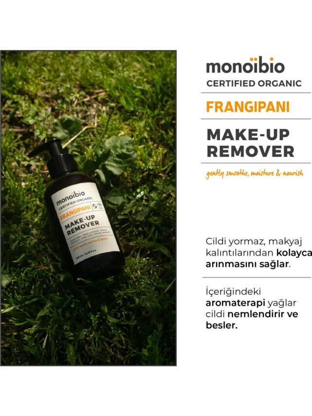 Frangipani Organik Makyaj Temizleme Kremi - Yüz Ve Göz Makyaj Temizleme Sütü 250 ml - 3