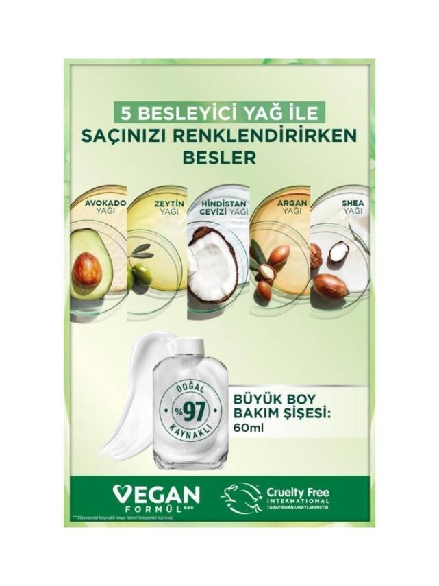 Garnier Nutrisse Yoğun Besleyici Kalıcı Krem Saç Boyası 4.3 Altın Kahve - 4