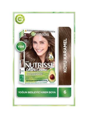 Garnier Nutrisse Yoğun Besleyici Kalıcı Krem Saç Boyası 6 Koyu Karamel - 1