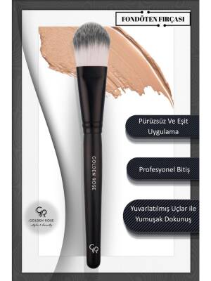 Golden Rose Foundation Brush - Golden Rose