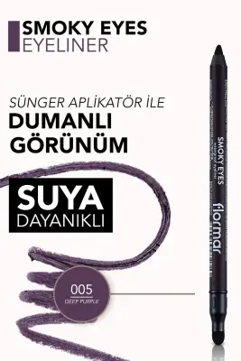 Göz Kalemi - Smoky Eyes Waterproof Eyeliner 005 Deep Purple 47000012-005 - 2