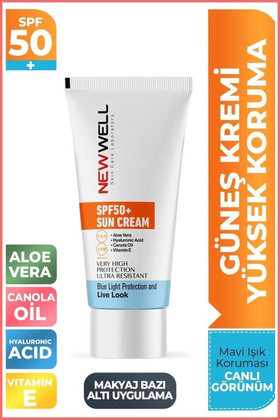 Güneş Kremi Yüksek Koruma Spf 50+ Aloe Vera - 1