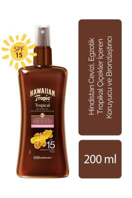 Hawaııan Tropıc Koruyucu Ve Bronzlaştırıcı Yağ Spf 15 - 1