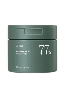 Heartleaf 77% Clear Pad Gözenek Ve Siyah Nokta Karşıtı Asitli Tonik Ped 160ml - 1