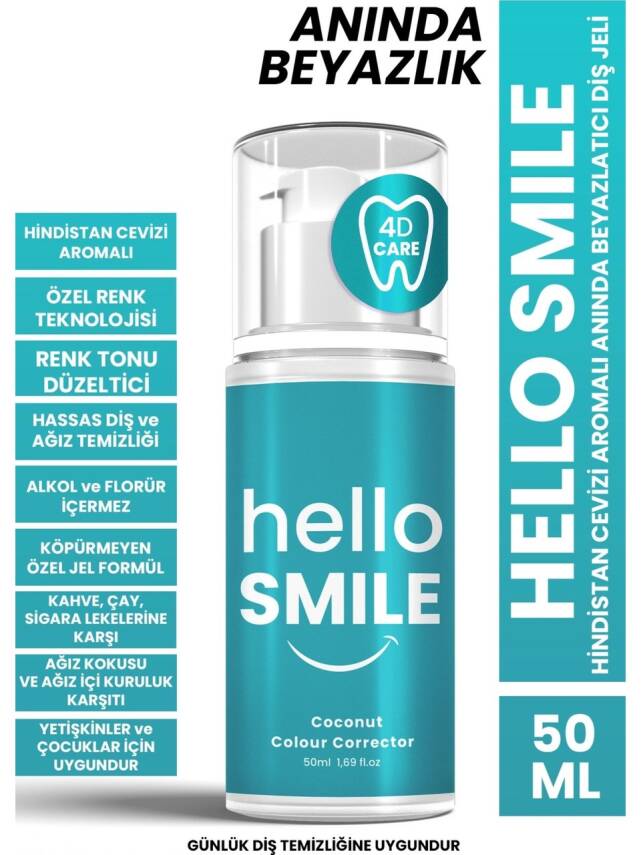 Hindistan Cevizi Aromalı 4d Beyazlatıcı Diş Jeli - 1