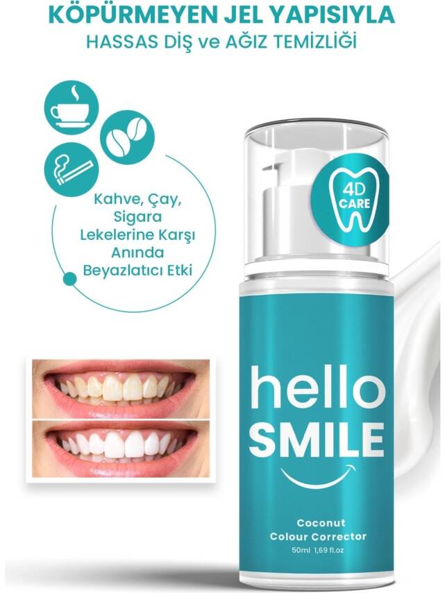Hindistan Cevizi Aromalı 4d Beyazlatıcı Diş Jeli - 2