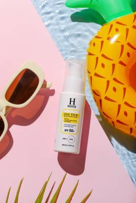 Hızlı Emilen Yapışkanlık Hissi Bırakmayan Güneş Koruyucu SPF50+PA++++50ml-One Stop Sun Screen Cream - 5