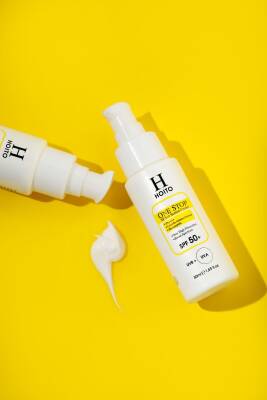 Hızlı Emilen Yapışkanlık Hissi Bırakmayan Güneş Koruyucu SPF50+PA++++50ml-One Stop Sun Screen Cream - 8
