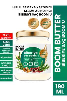 Hızlı Uzama ve Detoks Arındırıcı %75 Biberiye Saç Bakım Boomu 190 ML - 1