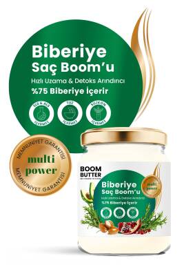 Hızlı Uzama ve Detoks Arındırıcı %75 Biberiye Saç Bakım Boomu 190 ML - 2