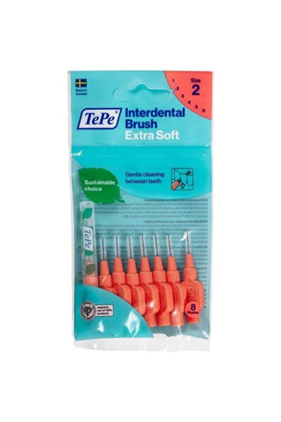 Interdental Brush Extra X Soft Arayüz Fırçası Kırmızı 0.5 M - 1