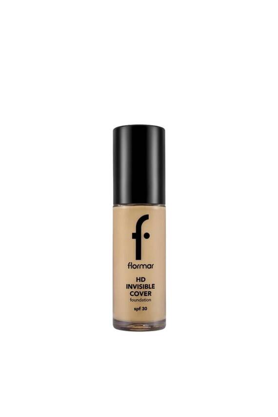 Invisible Cover HD Hafif Yapılı & Yarı Parlak Bitişli Spf30 Fondöten 30 g 60 Ivory Np - 49