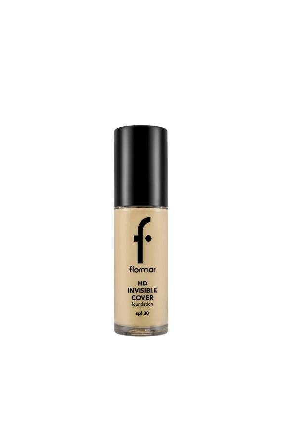 Invisible Cover HD Hafif Yapılı & Yarı Parlak Bitişli Spf30 Fondöten 30 g 60 Ivory Np - 32