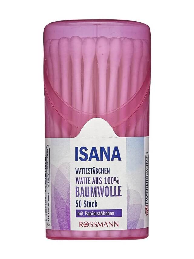 Isana Kulak Çubuğu 50 Adet - 1
