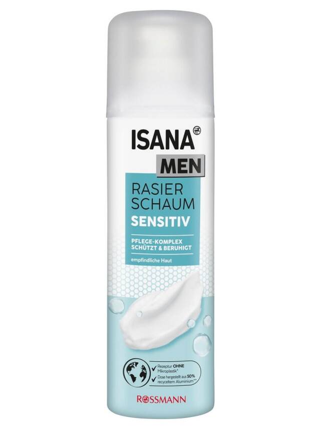 Isana Men Tıraş Köpüğü Hassas 300 ml - 1